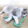 Snake Plush Teaser Cat Toys Bite-resistant Molar Interactive Catnip Chewing Playing Toy Cat Supplies