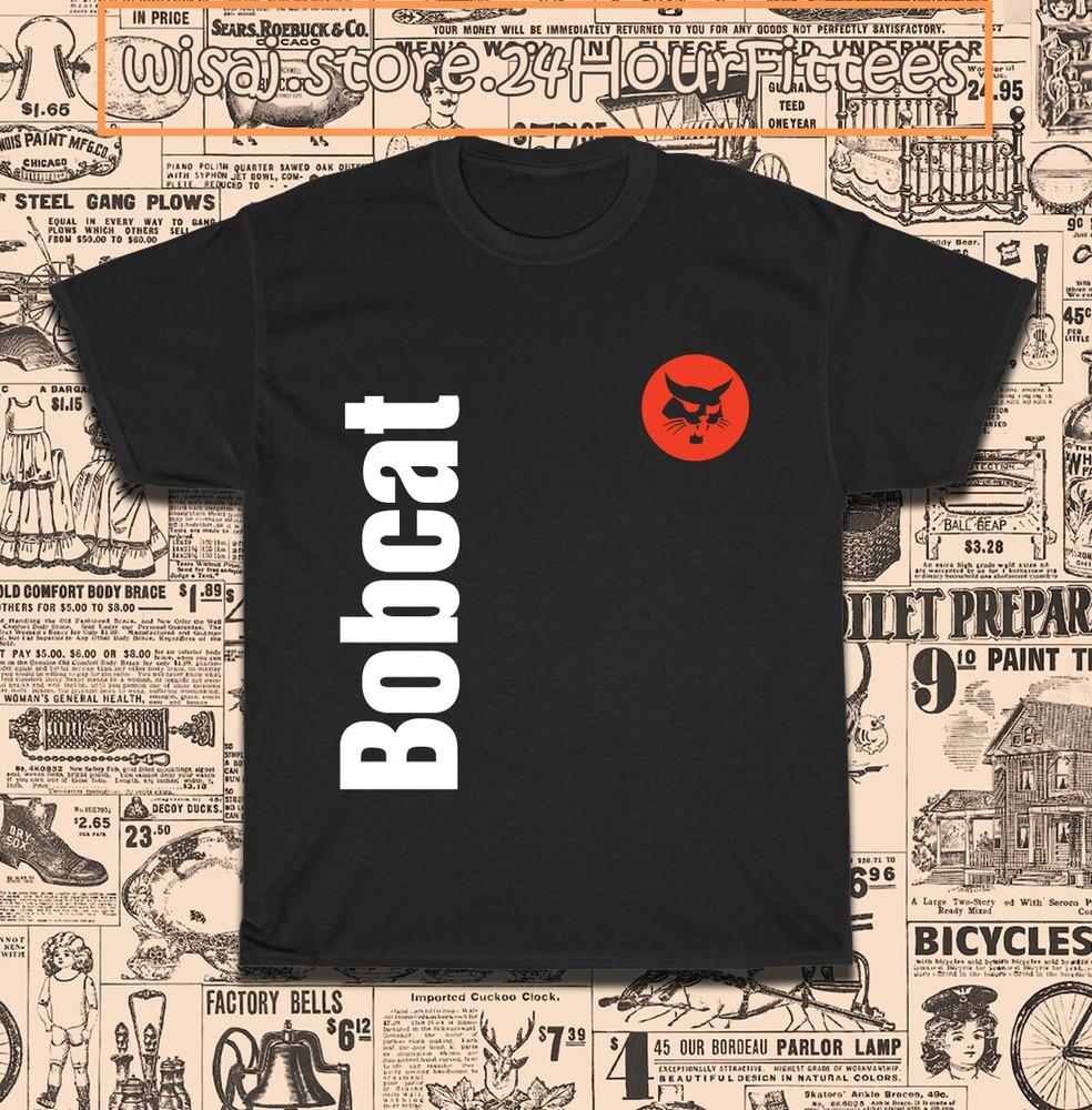 New Bobcat Equipment Logo Men039s TShirt American Size S5XL TShirt Unisex T-Shirt XXXXL