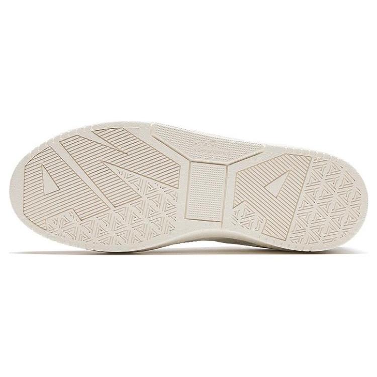 New Anta Slip Resistant Low Top Skateboard Shoes Women's White Gray 122348011-2