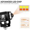Driving Fog Lamp Headlamp White Yellow Motorcycles Headlight Fog Motorcycle LED HeadLight Auxiliary Spotlight Lamp Work Offroad