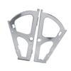 2Pcs Stainless Steel Shoes Drawer Cabinet Hinges Turing Rack Replacement Fittings