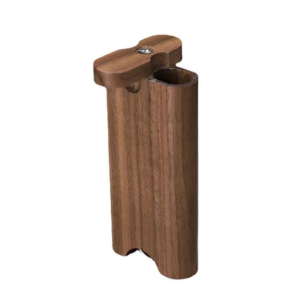 Wooden Dugout Pipe Self Cleaning Metal Smoking Pipe Kit
