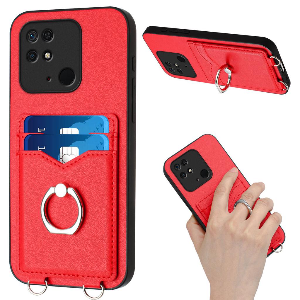 Kartenhalter Schlitze Ring Halterung Abdeckung Handyhülle Für Xiaomi Redmi Turbo 3, Poco F6, Civi 4 Pro, Note 13R Pro, Note 13, Note 12, A3, Poco X6, Poco X5 Pro...