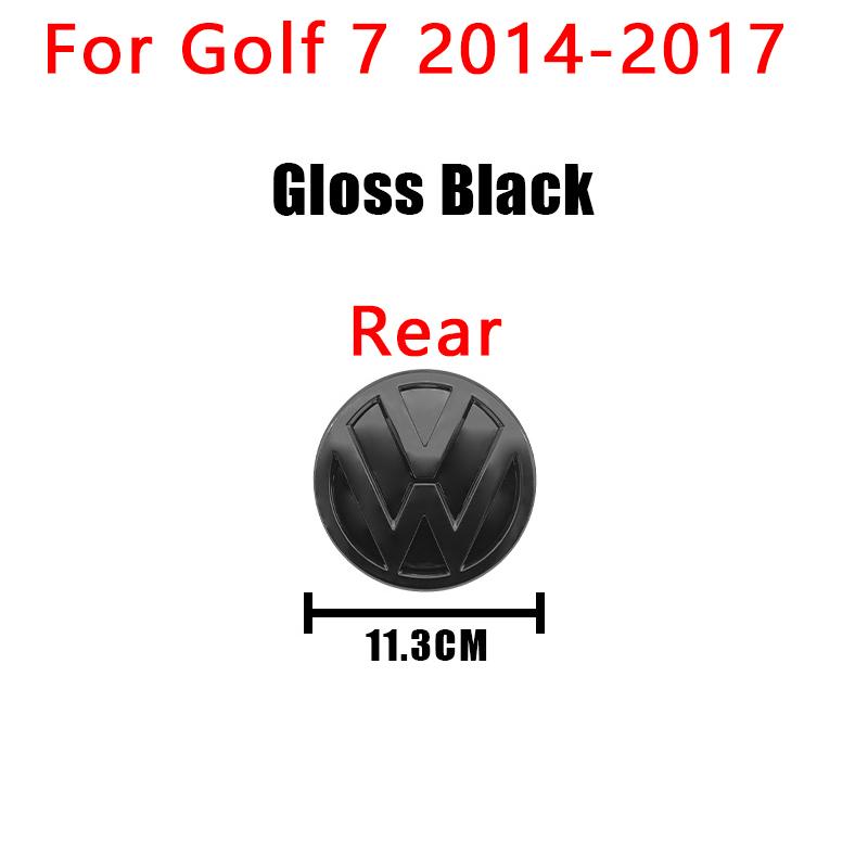 1Pcs VW 3D Car Cover Front Grille Badge Rear Trunk Emblem Decals Accessories For Volkswagen Golf 7 7.5 MK7 MK7.5 GTI R Rline GTD