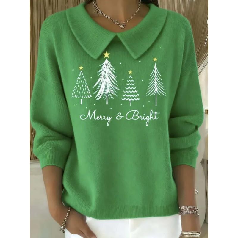 Womens Oversized Long Sleeve Crewneck Sweatshirt 2025 Fall Casual Pullover With 3D Print Acrylic Fabric