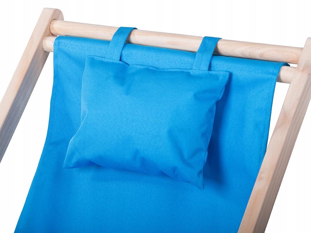 Blue Wooden Sun Lounger (4)