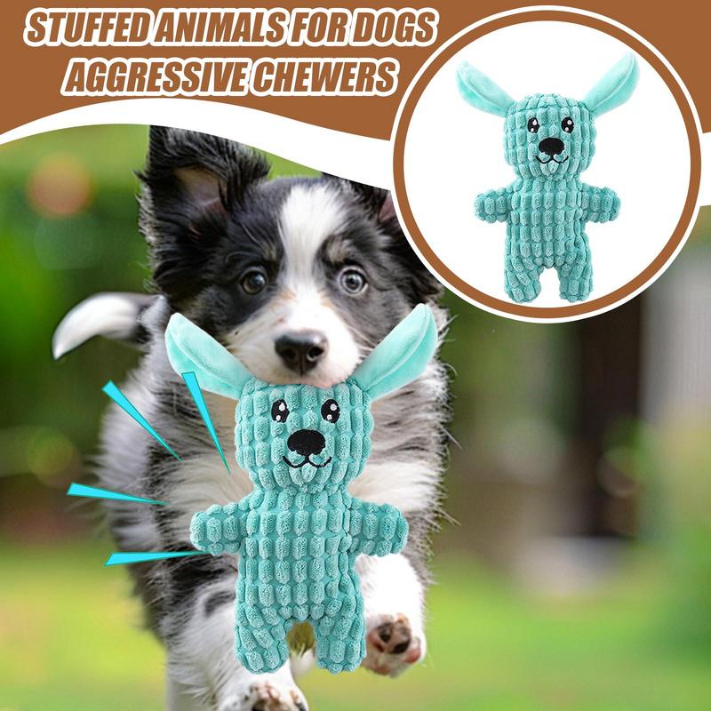 Squeaky Stuffed Dog Toy Puppy Chew Toys For Teething Bite-Resistant Enrichment Puppy Chewers For Teeth Cleaning Entertainment