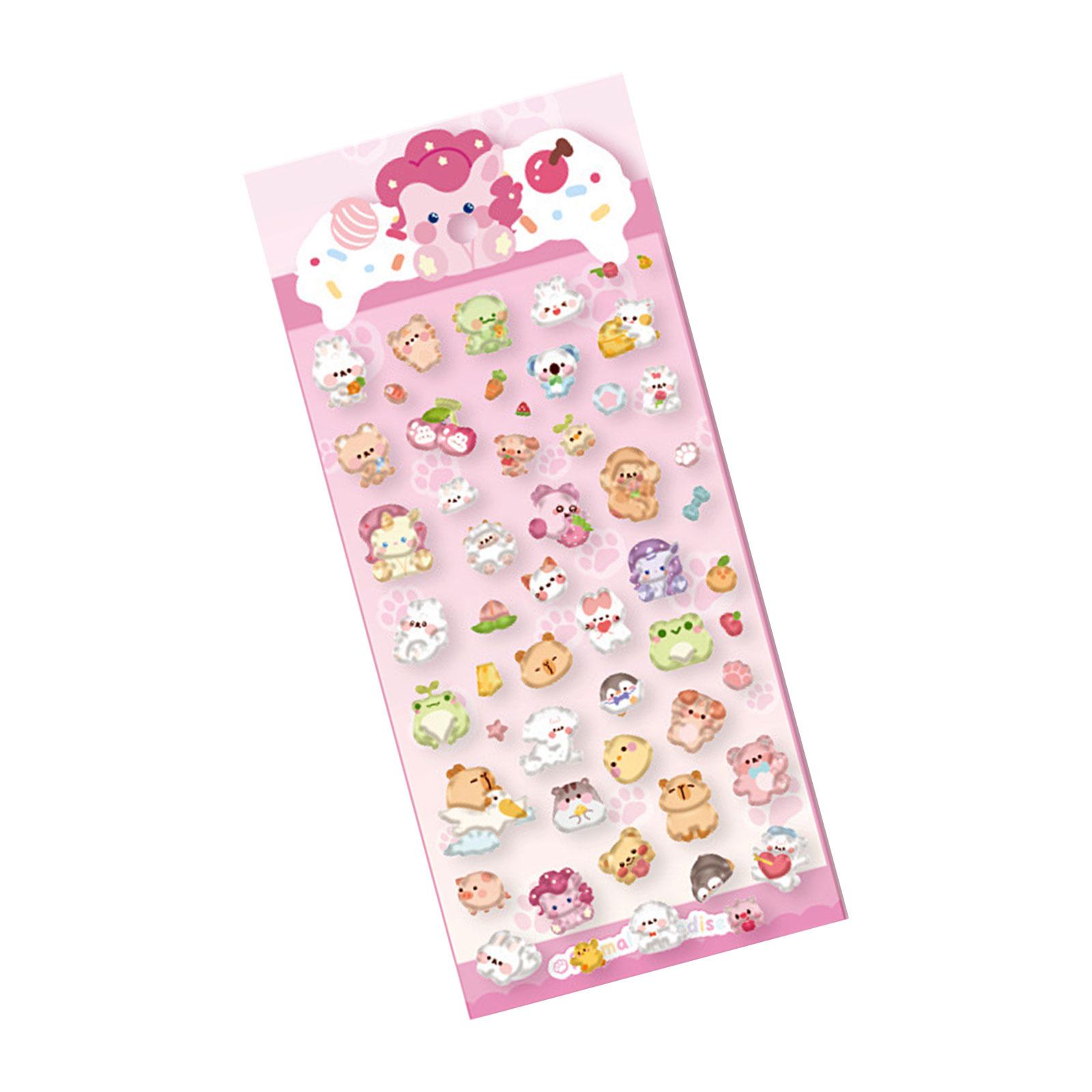 

Мультфильм 3D наклейки Водостойкие животные бабочка наклейка для планировщика пенал телефон чехол бутылка для воды скейтборды 3