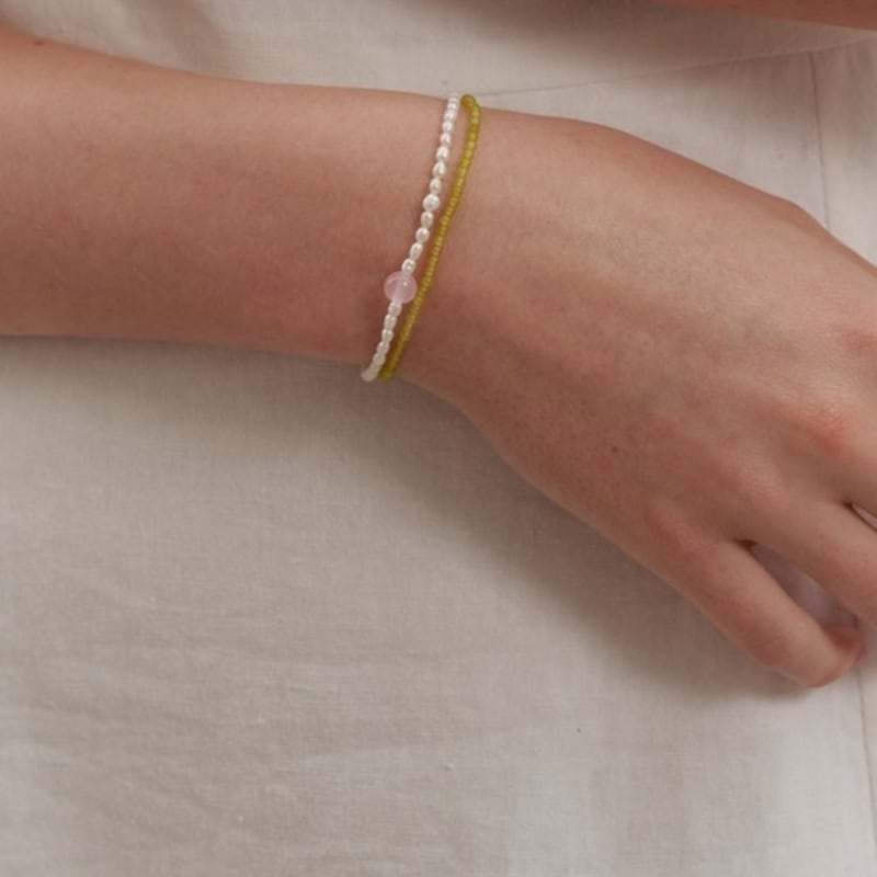 LOVE ME MONSTER Petit Rice Pearl Bracelet