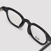 Alloaiweeo [Essential] Al5503 0909G Essential Square Black Eyeglass Frame Blue Light Blocking Lens Selection