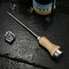 1PC Stainless Steel Ice Hammer with Non-slip Wooden Handle | Ideal for Breaking Ice Cubes in Kitchens and Camping, 304 Stainless Steel