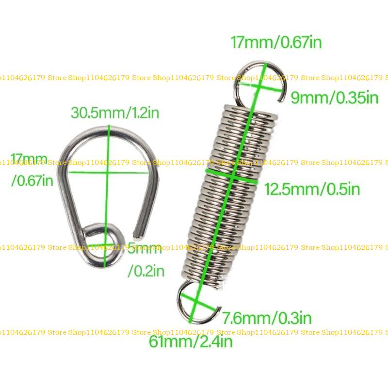 A1A2 2Pcs Drum Extension Spring Drum Foot Pedal Spring Percussion Instrument Parts