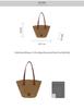 Nanfeng Versatile Trendy Straw Hat Manor Tote Bag Women's Summer Seaside Woven Straw Weaving Large-capacity Shoulder Bag
