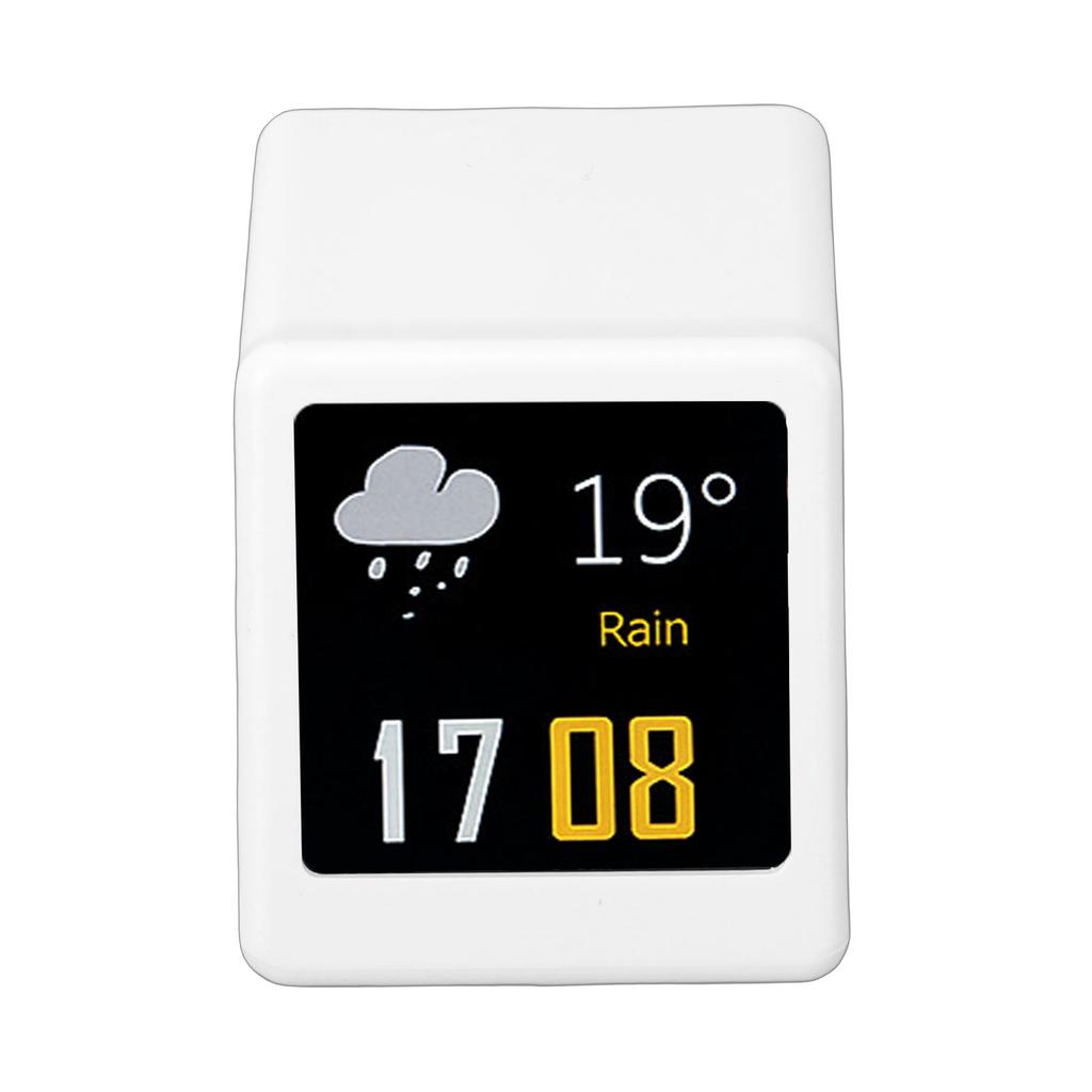 LED Dynamic Display 1.54 Inch Screen Support GIF Animation Weather Temperature Humidity Display Digital Clock