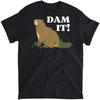 Crazy Beaver Dam It Funny Beaver T-Shirt, Tank Top, Long Sleeve, Sweatshirt, Hoodie Men Women Kids Made In Canada Black