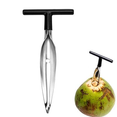 Ouvre-noix de coco Acier inoxydable Ouvre-noix de coco Grattoir Couteau Poinçon Ouvre-noix de coco Outils JT101