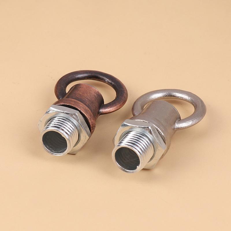Retro Zinc Alloy Light Hook 10MM Thread M10 Antique Vintage Metal Ceiling Rose Light Base Chandelier Hook Light Adapter Fitting