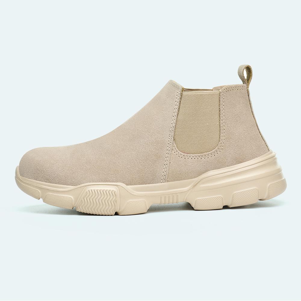 

Men s Safety Shoes Steel Tip Anti-Smashing Light Solid Color Anti-ironing Upper Men s Welder Shoes Workshop Industrial Work Shoe 42