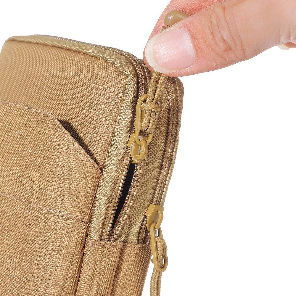 Outdoor Single/double Layer Camping Hunting EDC Molle Bag Waist Purse Phone Pouch Wallet Pocket