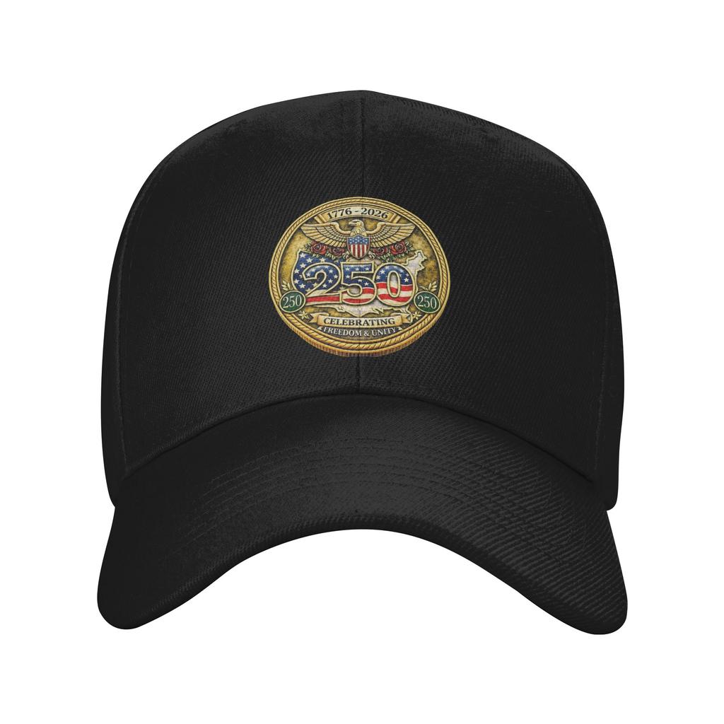 America  Year Anniversary  Cap Unisex Summer Wear  Snapback Cap Adjustable