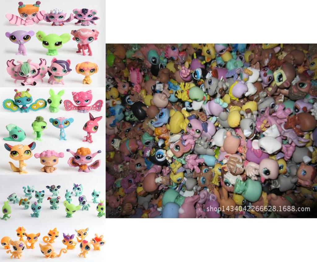 Lotto Bamboline Deliziose Qualità Premium 20 Pezzi Littlest Pet Shop Giocattoli Cane Per Bambini