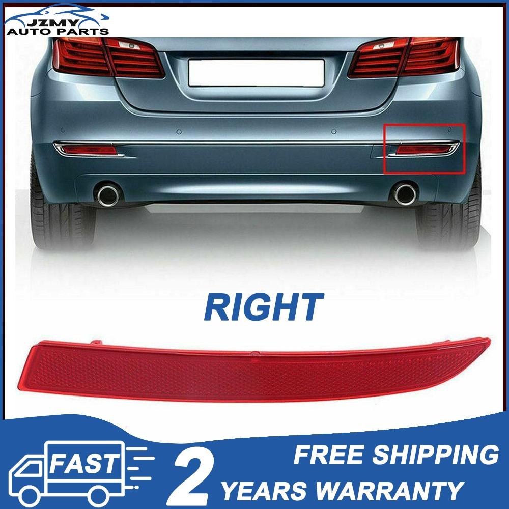 For BMW 5 Series F10 F18 2013-2016 Rear Bumper Reflector Red Lens Right Side New