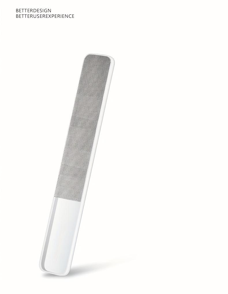 Nano Glass Nail File, Double-Sided Manicure Pedicure Polishing Tool, Portable Mini Nail Care Buffer for Home Travel Gift Use