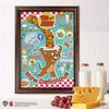 Tenyo in Jigsaw Puzzle Tom and Jerry American Diner with and Service Card (Tenyo) [Made Japan] 108-Piece (18.2x25.7cm) B-108-839 Glue, Spatula,
