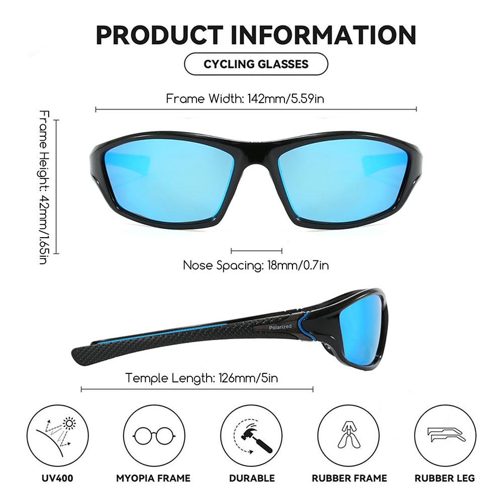 Fashionable Polarized Sports Sunglasses Men Women Fishing Hiking Cycling Climbing Skiing Vintage Sport Sun Glasses UV400