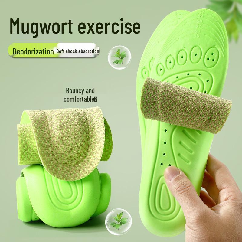 Military Training Odor-Resistant Sweat-Absorbing Arch Support Insoles for Long Standing Comfort