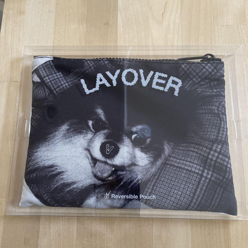 [USED] BTS V Layover Yeontan Tani Reversible Pouch