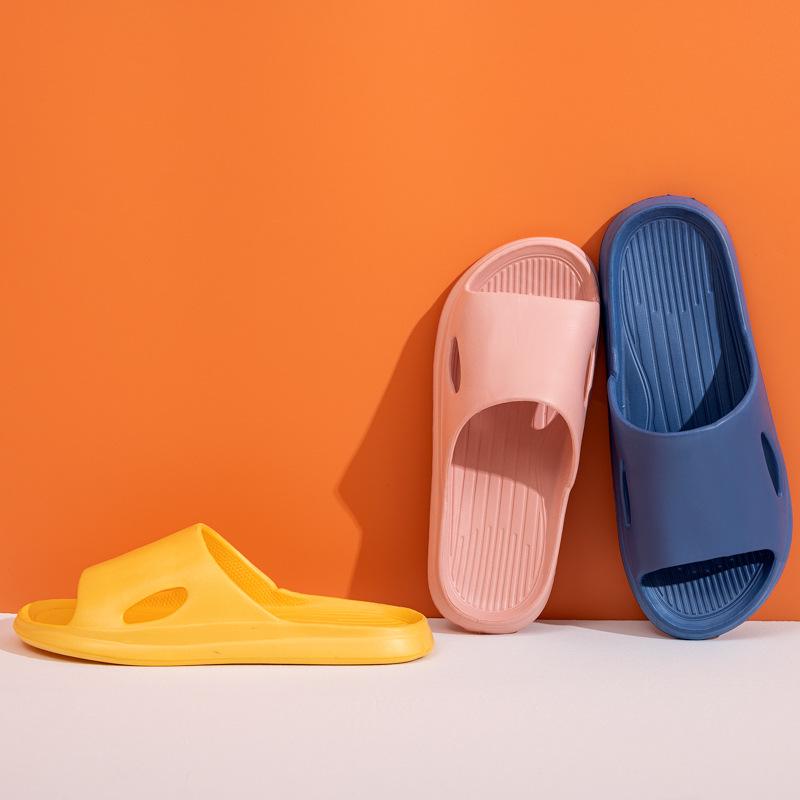 Qidashun Women's Non-slip Summer Home Slippers - Comfortable Bathroom Slides for Couples