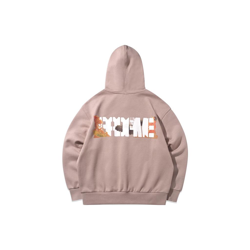 LiNing Badfive Basketball Series Locker Hoodie Damen Hoodies Rosa Braun AWDR068-2