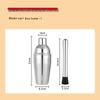 Shangqi Bartending Shaker Set with Bamboo Stand