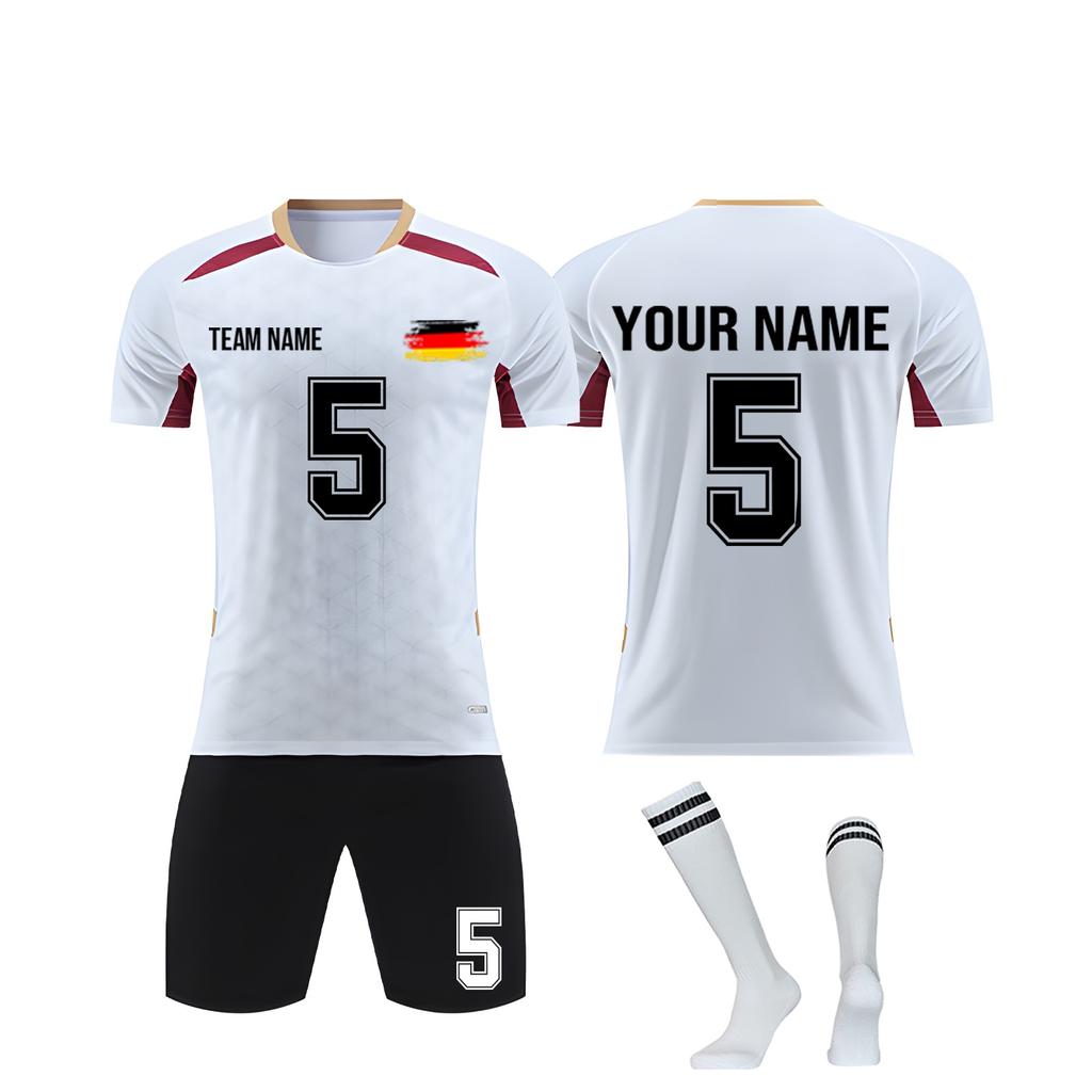 Personalised Shirts Kit Mens Girls With Name Number Custom Football Jerseys For Boys Training Suit