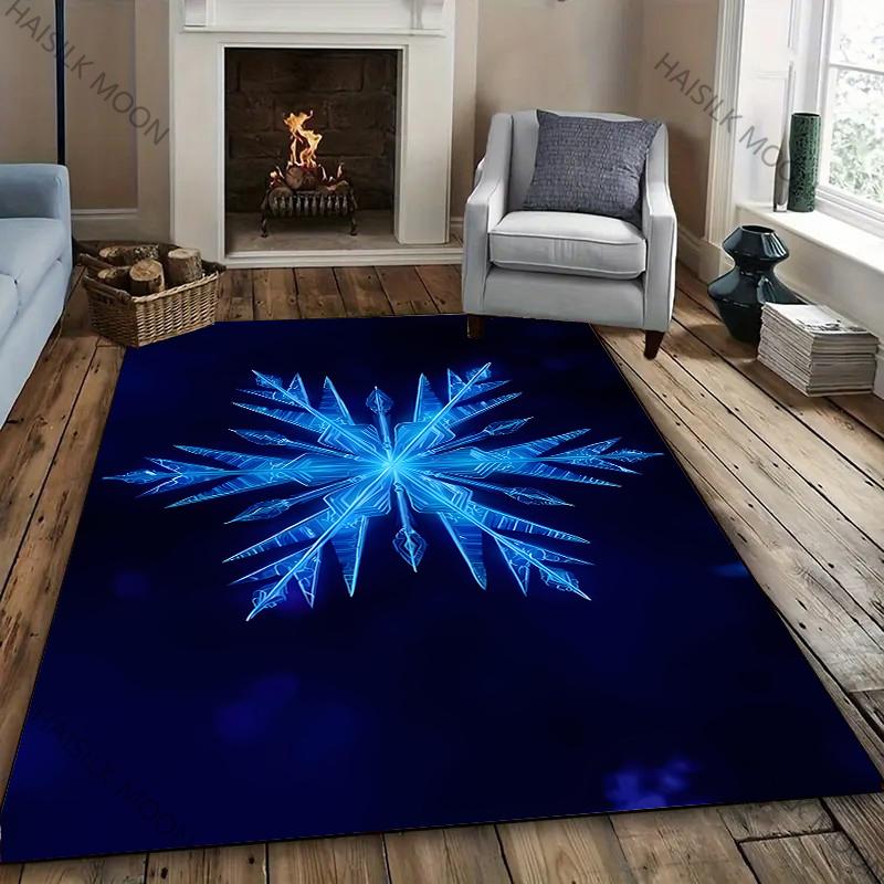 

Snowflake Baby Creeping Mat Play Rugs for Kids Anti Skid Floor Carpet Soft Nursery Decor Gift 60x90(23x35in)