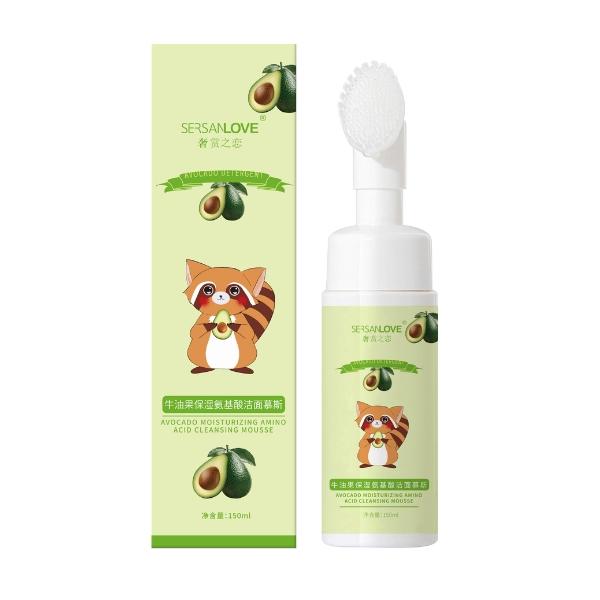 

Sersanlove - Avocado Moisturizing Amino Acid Cleansing Mousse, 150 мл - Очищаюча пінка з амінокислотами та авокадо