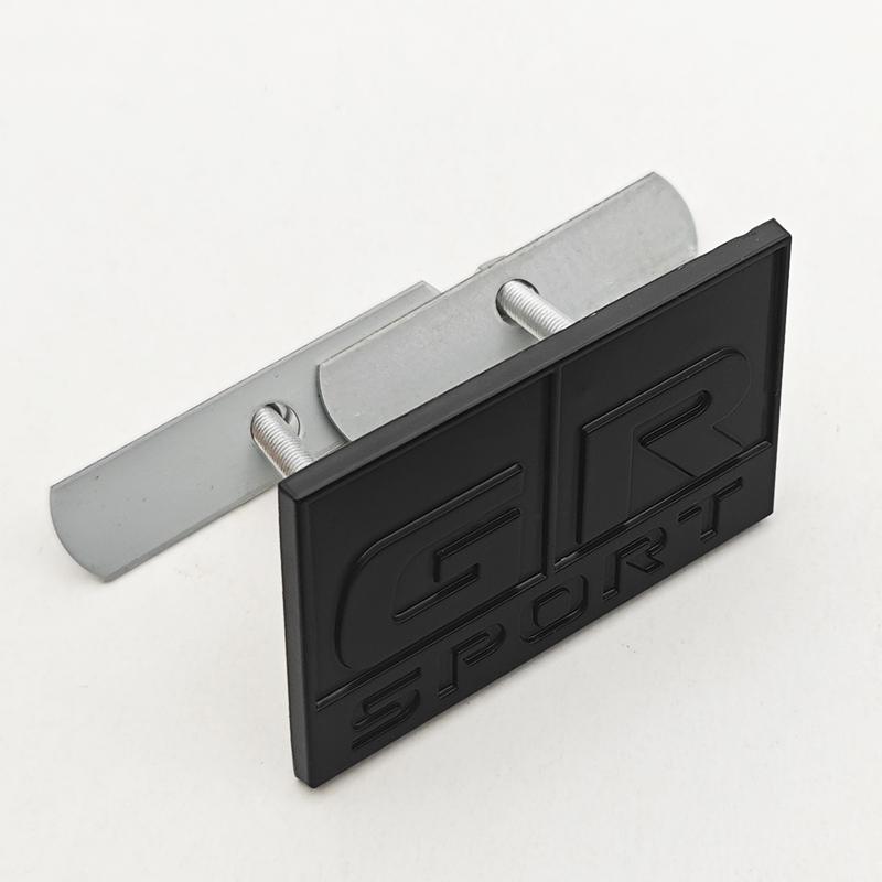 Adesivo Metallico 3D per Auto Logo GR SPORT Distintivo Laterale sul Parafango Emblema Griglia Anteriore Bagagliaio Posteriore Per Toyota Alphard Avensis Prius Crown Yaris