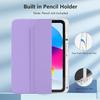Funda Protectora de Acrílico para iPad con Alta Transparencia y Ranura para Lápiz para 10.9/11 pulgadas Pro 2024 y Air 4/5/6