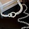 1pc Hollow Round Waist Chain - Shiny and Dazzling. Sparkling Body Chain Jewelry Accessory.