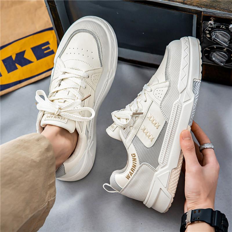 Men's shoes spring niche original breathable shoes men's versatile platform white board shoes casual moral training sports trendy shoes