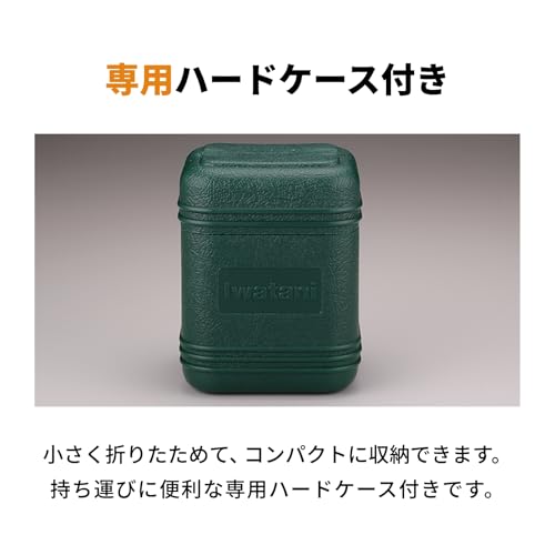 Iwatani Junior Compact Cassette Gas Burner - Outdoor Camping, Emergency Preparedness, Mountaineering (CB-JCB)