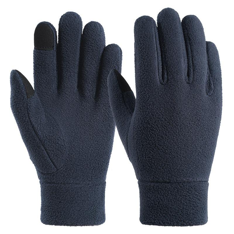 Guantes Cálidos de Invierno Polar Fleece Clima Frío Equitación Guantes de Esquí Pantalla Táctil Mujer Y Hombre Guantes Térmicos para Correr Senderismo