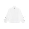 MLB Baseball Pullover Half-Zip Long Sleeve Jacket Unisex jackets White 31JPU6131-50W