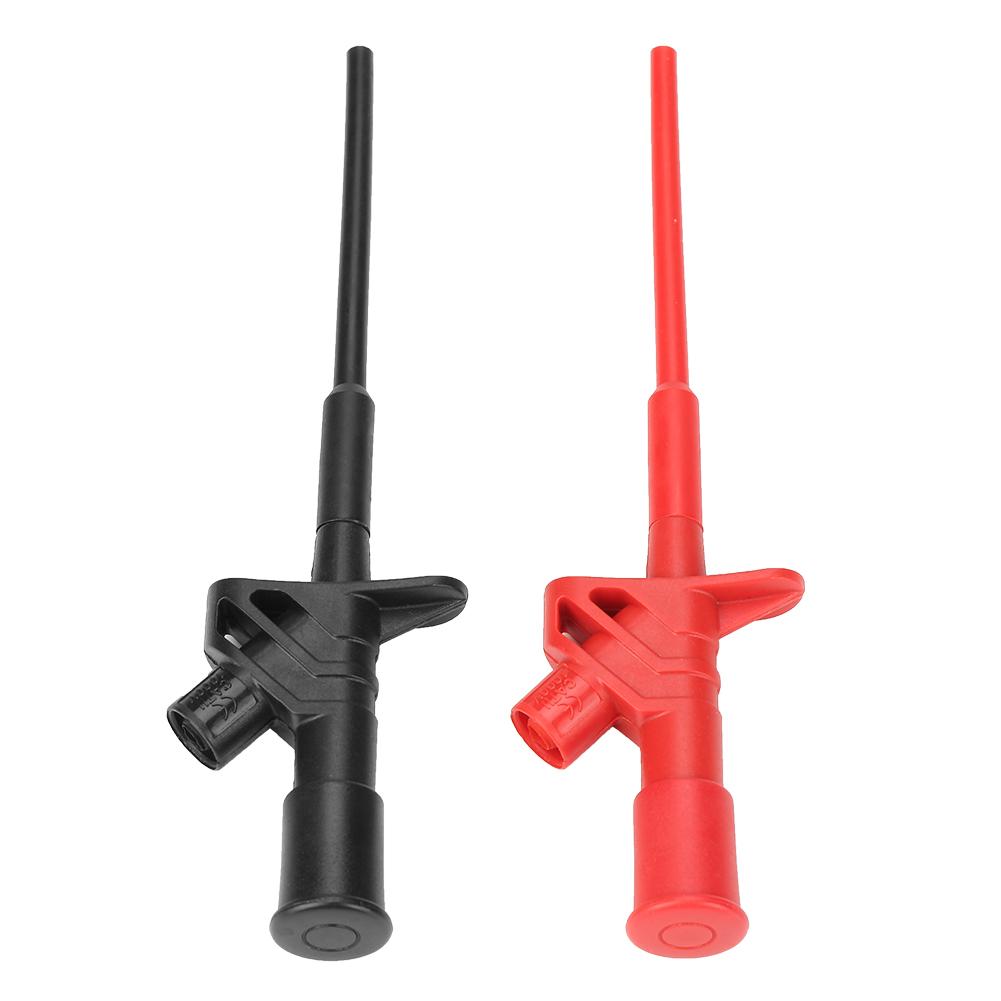 2Pcs P5004 High Voltage Flexible Test Probe Insulated Quick Professional Test Hook Clip