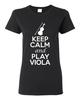 City Shirts Ladies Keep Calm And Play Viola String Music Lover DT T-Shirt Tee Unisex T-Shirt