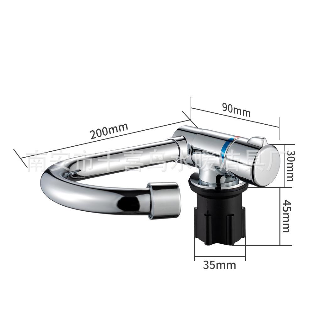 Chiuvetă pliabilă Kenes pentru RV cu capac și baterie