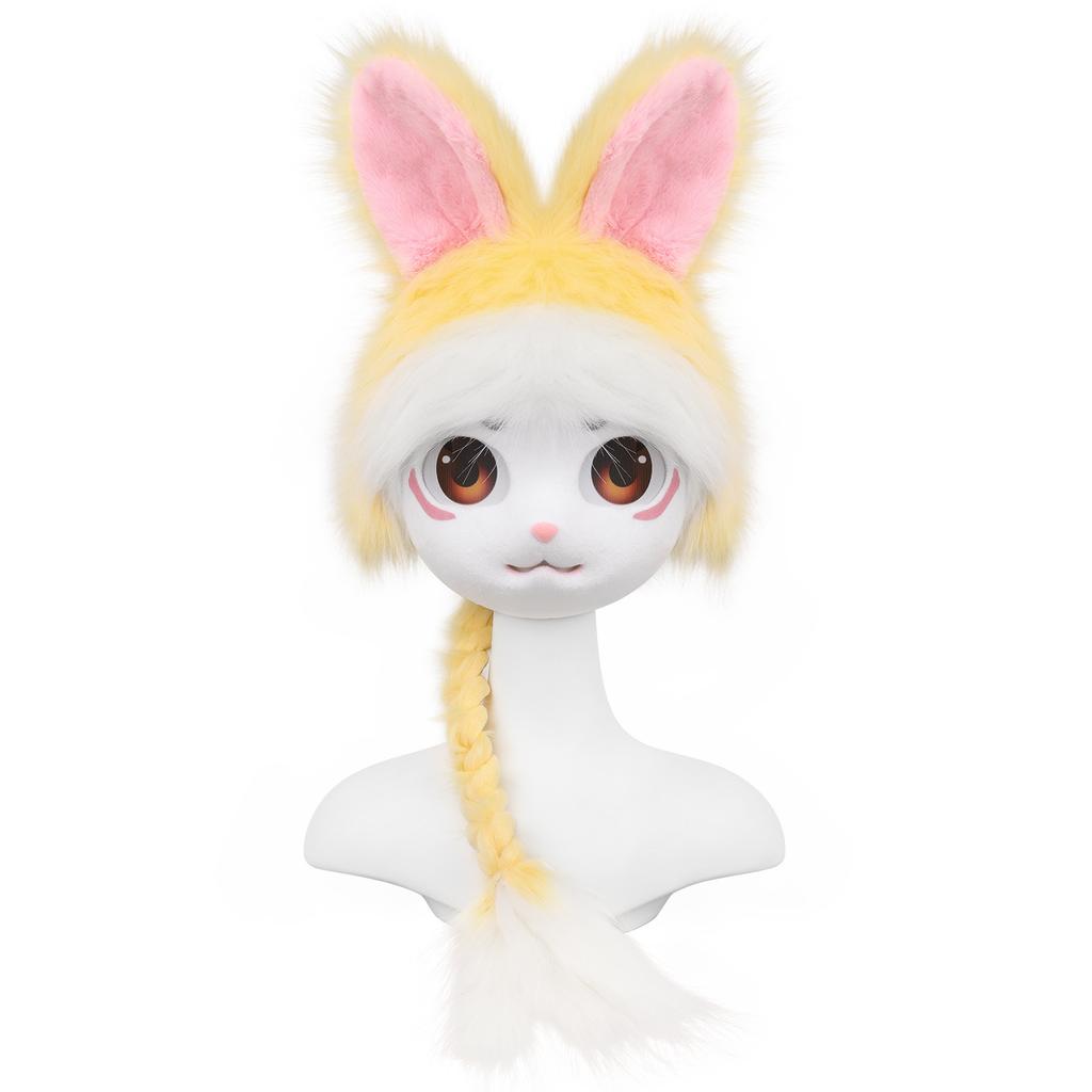 The New Fury Kig Animal Clothing Finished Beast Head Rabbit Wearable Lolita Beast Head Cos Comic Show Orc Costume