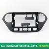 2 Din 9 Inch Car Radio Installation Plastic Fascia Panel Frame and Cable for HYUNDAI I10 2014~2017 Dash Mount Kit