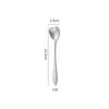Stainless Steel Long Handle Cherry Blossom Coffee & Dessert Spoon